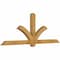 Ekena Millwork Redmond Rough Sawn Timber Gable Bracket, Western Red Cedar, 84"W x 31"H x 4"D x 4"F, 9/12 Pitch GBW084X31X0404RED00RWR - alternate 3